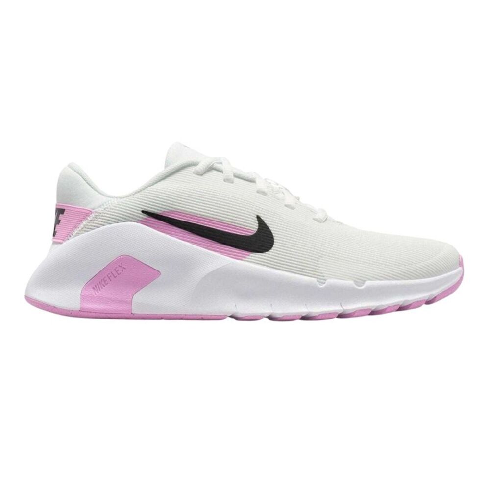 Nike Womens/Ladies Flex Sneakers / White/Pink